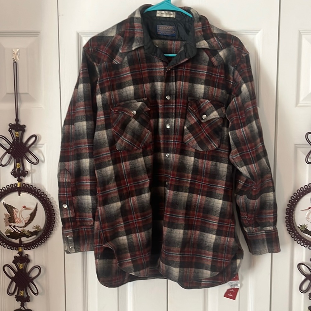 Pendleton 100% Virgin Wool Board Shirt NWT 90s A-3